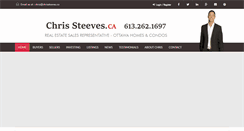 Desktop Screenshot of chrissteeves.ca